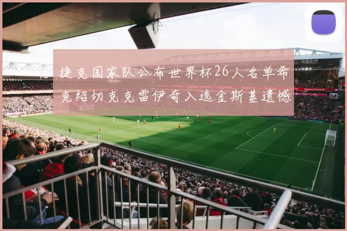 捷克国家队公布世界杯26人名单希克绍切克克雷伊奇入选金斯基遗憾落选